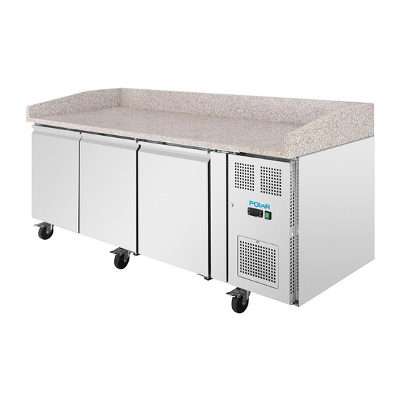 Polar Serie U Patisserie Vorbereitungskühltisch 3-türig mit Marmorarbeitsfläche 7 Polar Serie U Patisserie Vorbereitungskühltisch 3-türig mit Marmorarbeitsfläche