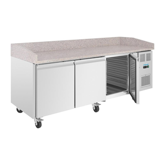 Polar Serie U Patisserie Vorbereitungskühltisch 3-türig mit Marmorarbeitsfläche 5 Polar Serie U Patisserie Vorbereitungskühltisch 3-türig mit Marmorarbeitsfläche