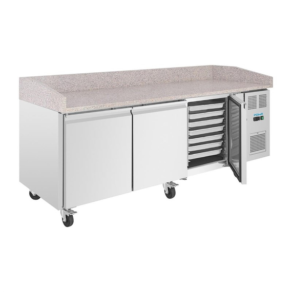 Polar Serie U Patisserie Vorbereitungskühltisch 3-türig mit Marmorarbeitsfläche 1 Polar Serie U Patisserie Vorbereitungskühltisch 3-türig mit Marmorarbeitsfläche
