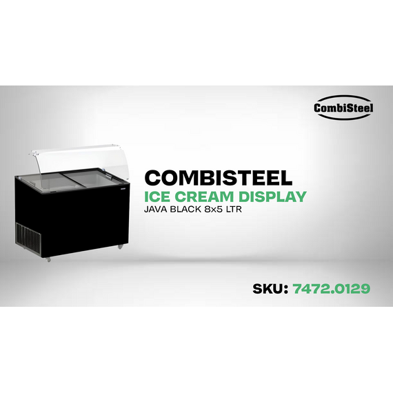 Combisteel Speiseisvitrine Tenerife Schwarz 10X5 Ltr 6 Combisteel Speiseisvitrine Tenerife Schwarz 10X5 Ltr