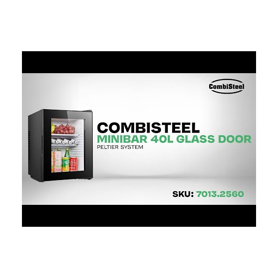 Combisteel Minibar 40L Glastür Peltier System 7 Combisteel Minibar 40L Glastür Peltier System