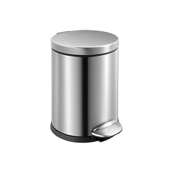 Aliseo Prestige Hygieneeimer - gebürstetes Chrom, 5 Liter Aliseo Prestige Hygieneeimer - gebürstetes Chrom, 5 Liter