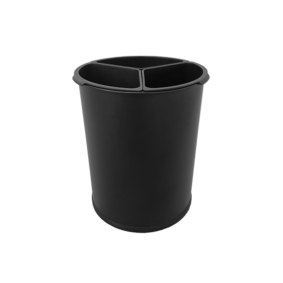 Aliseo Prestige Abfallbehälter - matt schwarz, 3 x 3 Liter Aliseo Prestige Abfallbehälter - matt schwarz, 3 x 3 Liter