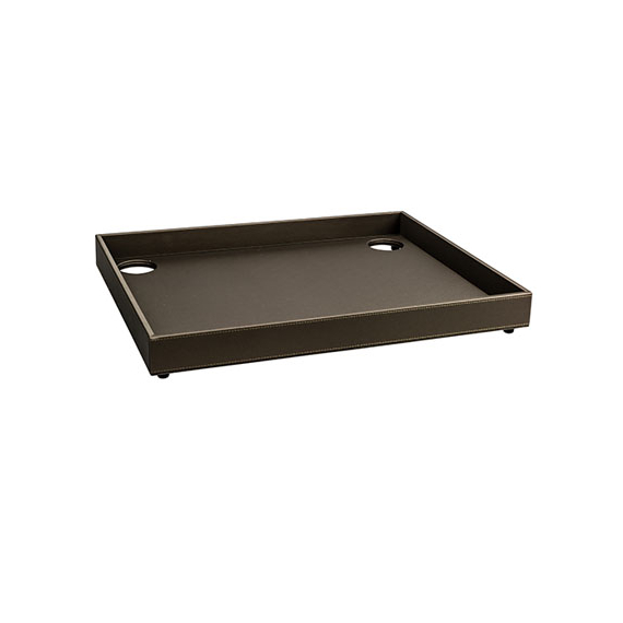 Aliseo Londoner großes Tablett mit 2 Löchern - taupe Aliseo Londoner großes Tablett mit 2 Löchern - taupe