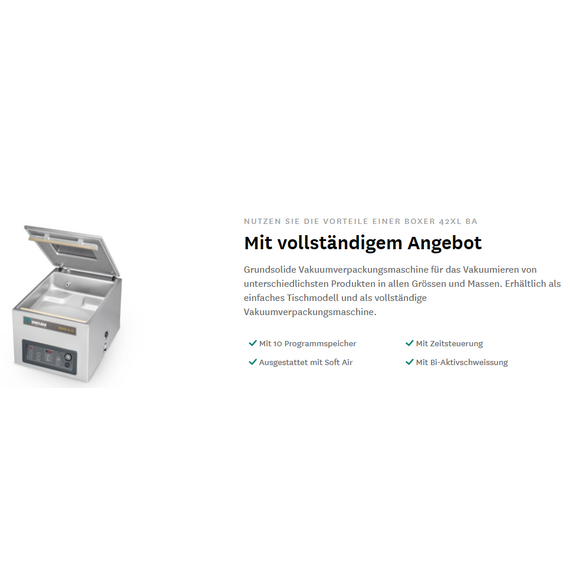 Henkelman Boxer 42XL Bi-Aktiv & ESD Vakuumierer 9 Henkelman Boxer 42XL Bi-Aktiv & ESD Vakuumierer