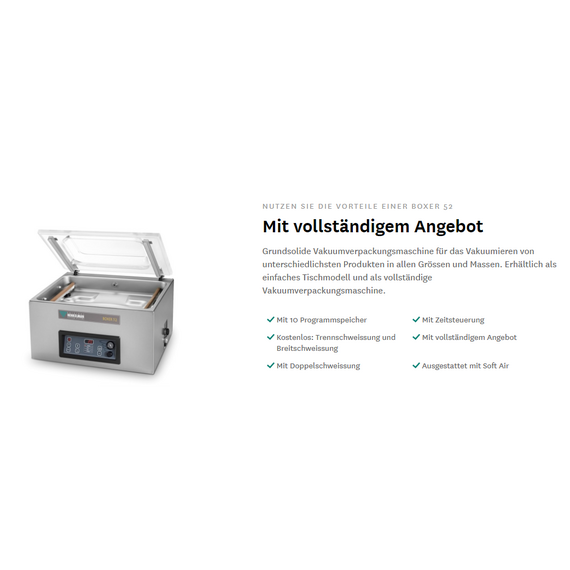 Henkelman Boxer 52 Vakuumierer 7 Henkelman Boxer 52 Vakuumierer