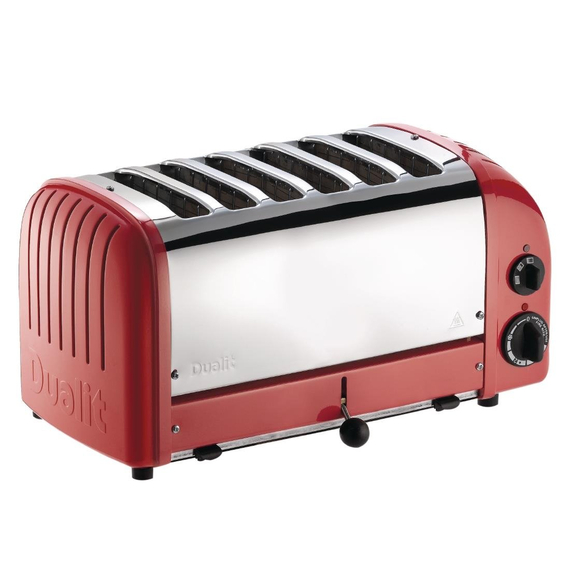 Dualit Toaster 60154 rot 6 Schlitze 2 Dualit Toaster 60154 rot 6 Schlitze