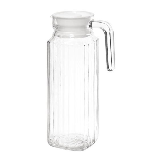 Olympia gewellte Glaskrüge 1L (6Stück) 2 Olympia gewellte Glaskrüge 1L (6Stück)