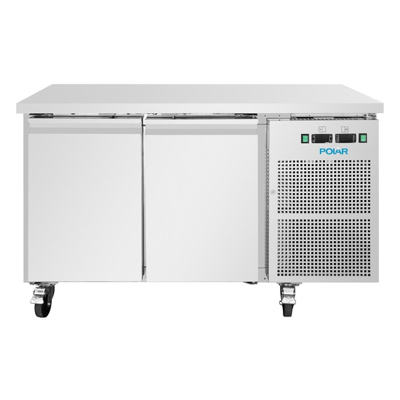 Polar U-Series Doppeltüriger Untertheken-Kühl-/Gefrierschrank 124Ltr Polar U-Series Doppeltüriger Untertheken-Kühl-/Gefrierschrank 124Ltr