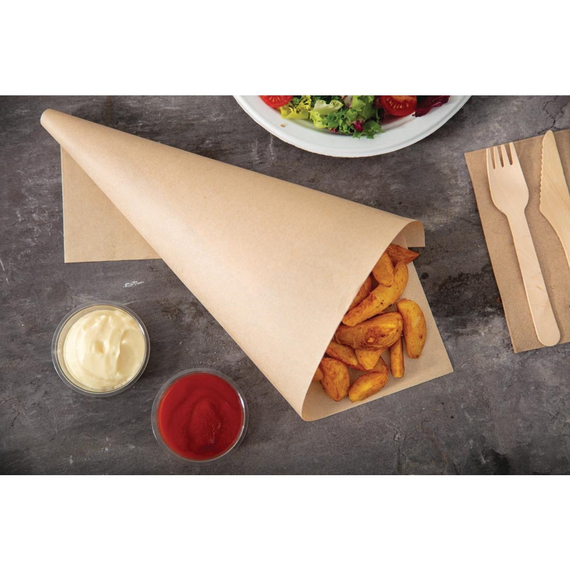 Vegware Kompostierbares Pergamentpapier ungebleicht 38 x 27,5cm (500 Stück) 2 Vegware Kompostierbares Pergamentpapier ungebleicht 38 x 27,5cm (500 Stück)