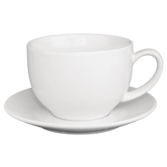 Olympia Cafe Cappuccinotassen weiß 34cl (12 Stück) Olympia Cafe Cappuccinotassen weiß 34cl (12 Stück)