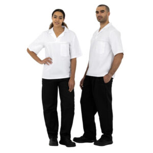 Whites Vegas Unisex Kochhose Polycotton Schwarz M (5 Stück)