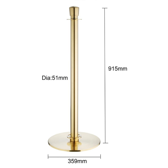 Bolero Flachfuss Absperrpfosten Barriere Banner Gebürstet (2 Stück) 4 Bolero Flachfuss Absperrpfosten Barriere Banner Gebürstet (2 Stück)