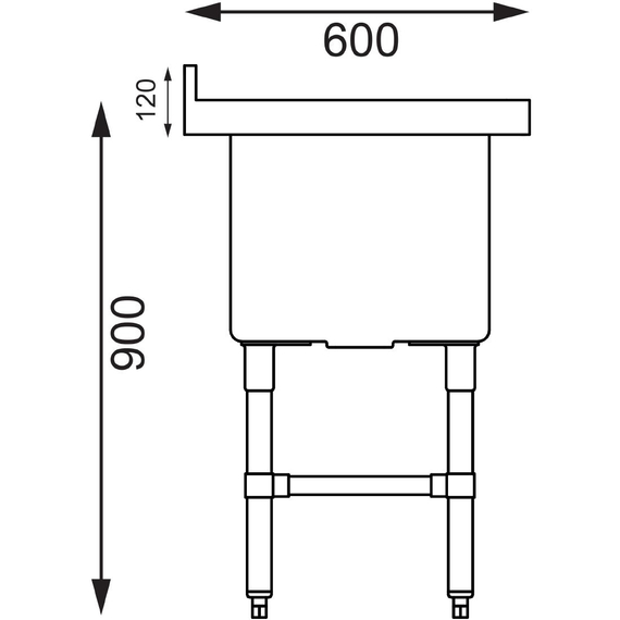 Vogue tiefer Spültisch Doppelbecken 141cm lang 7 Vogue tiefer Spültisch Doppelbecken 141cm lang