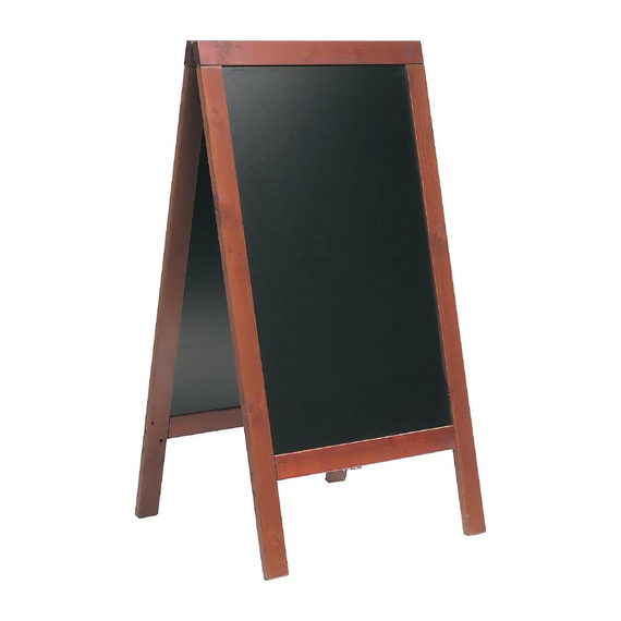 Securit Duplo Fahrbahnschild Mahagoni 135x70cm 3 Securit Duplo Fahrbahnschild Mahagoni 135x70cm