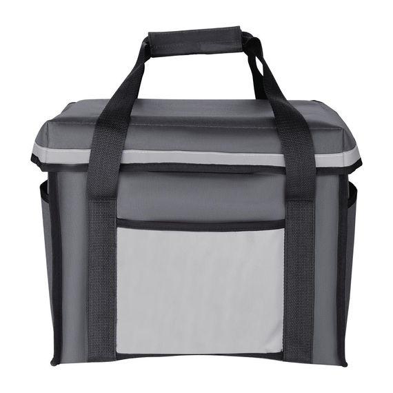 Vogue Isolierte Faltbare Liefer-Tasche Grau 380x305x380mm 1 Vogue Isolierte Faltbare Liefer-Tasche Grau 380x305x380mm