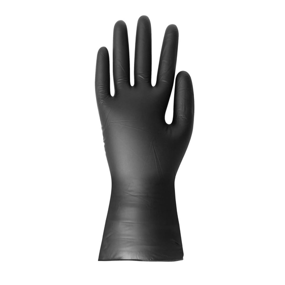 Hygiplas Vinyl Schwarzer, puderfreier Handschuh S ¿ Packung mit 100 Stück Hygiplas Vinyl Schwarzer, puderfreier Handschuh S ¿ Packung mit 100 Stück