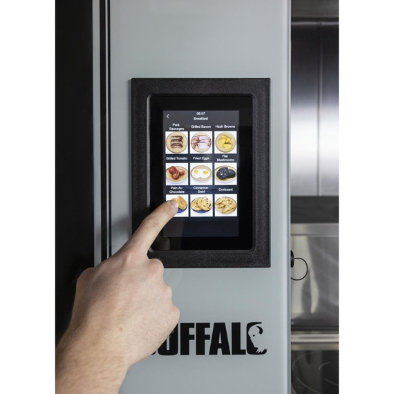 Buffalo Smart Touchscreen Kompakter Kombidämpfer 6 x GN 1/1 mit Installationskit 5 Buffalo Smart Touchscreen Kompakter Kombidämpfer 6 x GN 1/1 mit Installationskit