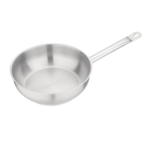 Vogue Edelstahl Sauteuse 24cm 3 Vogue Edelstahl Sauteuse 24cm