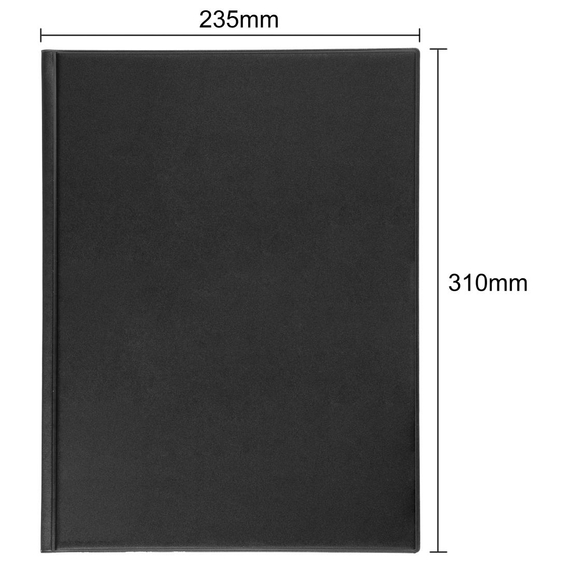 Olympia Speisekarte PVC schwarz A4 2 Olympia Speisekarte PVC schwarz A4
