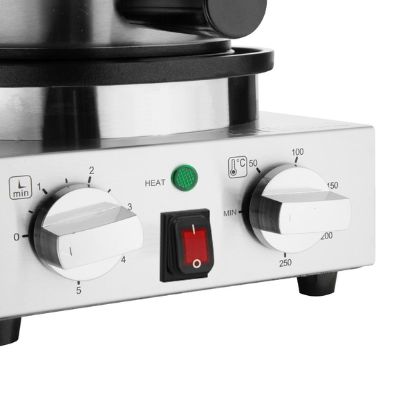 Buffalo Runde Belgische Waffelmaschine 3 Buffalo Runde Belgische Waffelmaschine