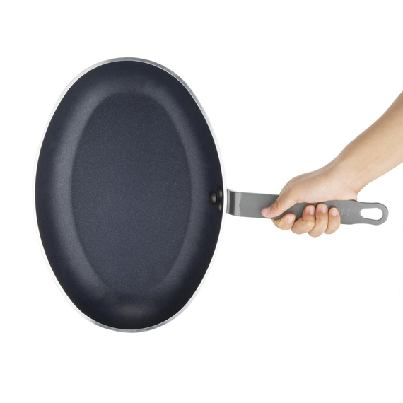 Vogue Aluminium Antihaft-Teflon-Platinum-Plus Oval-Bratpfanne 36cm 2 Vogue Aluminium Antihaft-Teflon-Platinum-Plus Oval-Bratpfanne 36cm