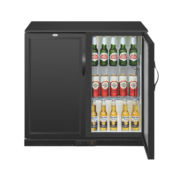 Polar Serie G Barkühlschrank mit 2 verdeckten Klapptüren 208L 1 Polar Serie G Barkühlschrank mit 2 verdeckten Klapptüren 208L