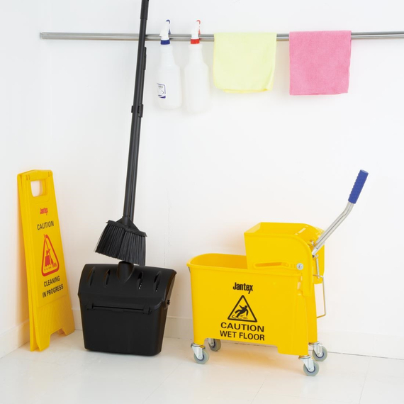Jantex Moppeimer mit Mopppresse gelb 20L 4 Jantex Moppeimer mit Mopppresse gelb 20L