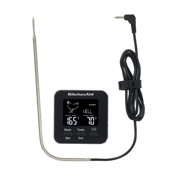 KitchenAid Global Digital Kabel-Thermometer Schwarz KitchenAid Global Digital Kabel-Thermometer Schwarz
