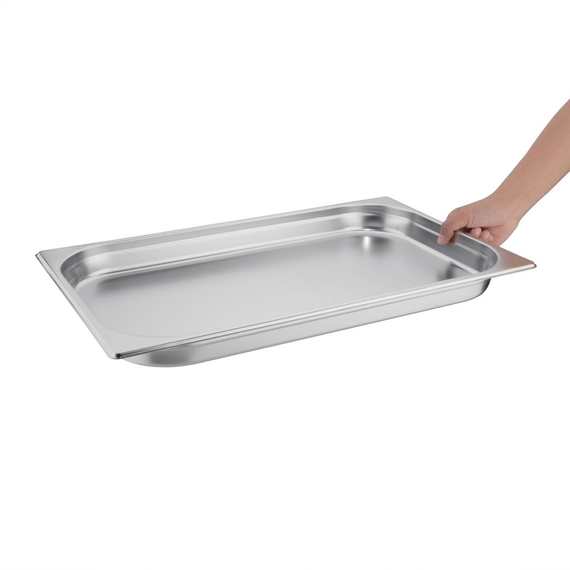 Vogue GN-Behälter Edelstahl 4cm GN1/1 4 Vogue GN-Behälter Edelstahl 4cm GN1/1