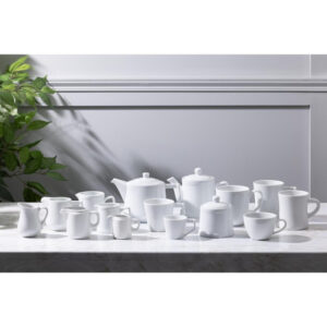 Olympia Whiteware Schmale Tasse 300ml (6 Stück)