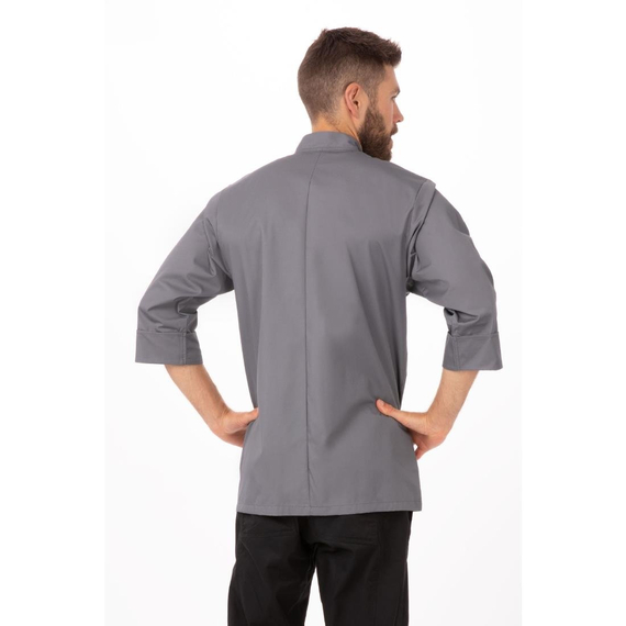 Chef Works Unisex-Kochjacke Grau L Chef Works Unisex-Kochjacke Grau L