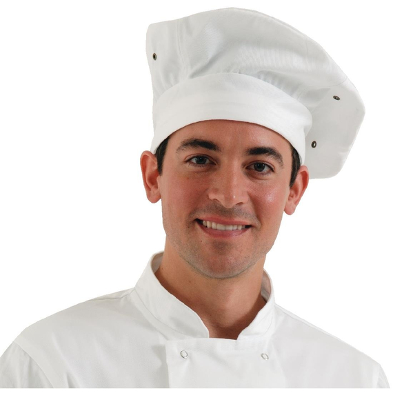 Chef Works Toque Kochmütze Weiß 1 Chef Works Toque Kochmütze Weiß
