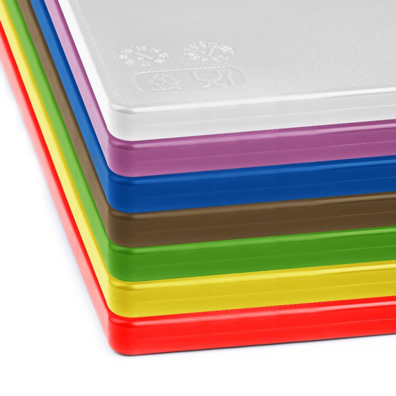 Hygiplas Anti-Bakterielle Schneidebretter mit niedriger Dichte 10mm hoch (7 Stück) 2 Hygiplas Anti-Bakterielle Schneidebretter mit niedriger Dichte 10mm hoch (7 Stück)