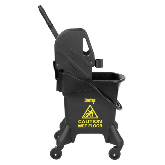 Jantex 20Ltr Großer Wischeimer mit Auswringer - Gelber Aufdruck 1 Jantex 20Ltr Großer Wischeimer mit Auswringer - Gelber Aufdruck