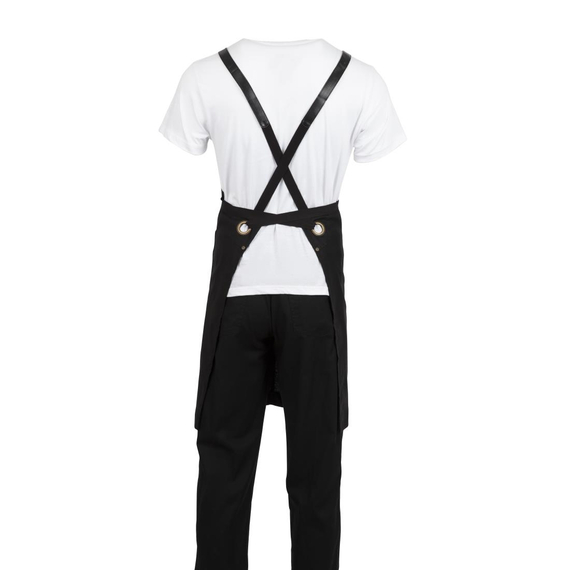 Southside Leinen Latzschürze Schwarz 3 Southside Leinen Latzschürze Schwarz