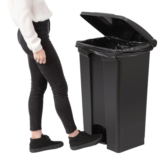 Jantex Küchenpedaleimer schwarz 87L 4 Jantex Küchenpedaleimer schwarz 87L