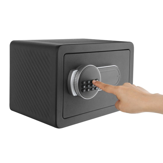 Bolero Standard Hotelsafe Schwarz 200x310x200mm 2 Bolero Standard Hotelsafe Schwarz 200x310x200mm