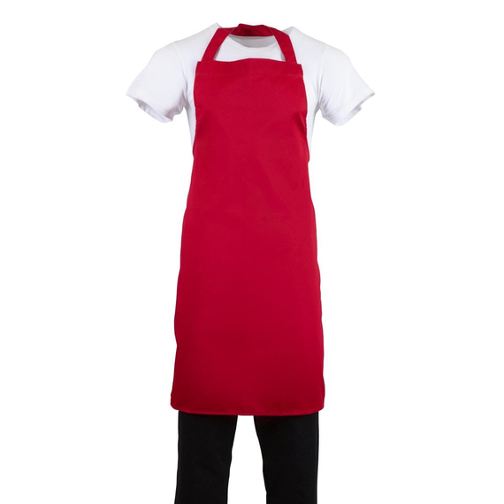 Whites Latzschürze rot 8 Whites Latzschürze rot