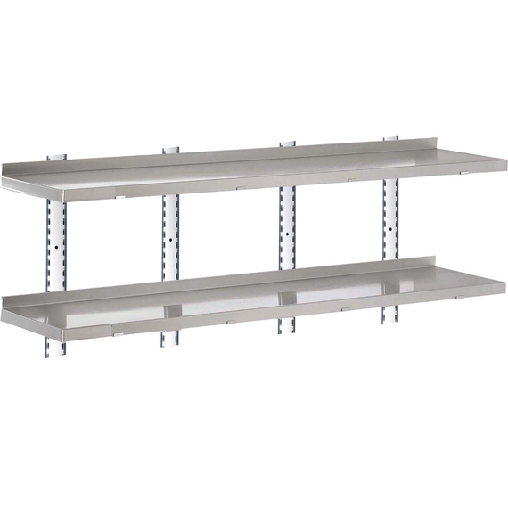 Gastro M Edelstahlboden ohne Halterungen 180cm breit 1 Gastro M Edelstahlboden ohne Halterungen 180cm breit