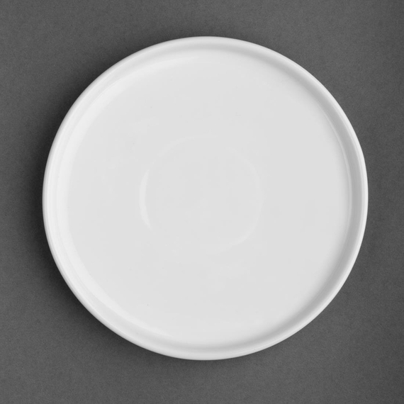 Olympia Whiteware flache runde Teller 150 mm (6 Stück) 2 Olympia Whiteware flache runde Teller 150 mm (6 Stück)