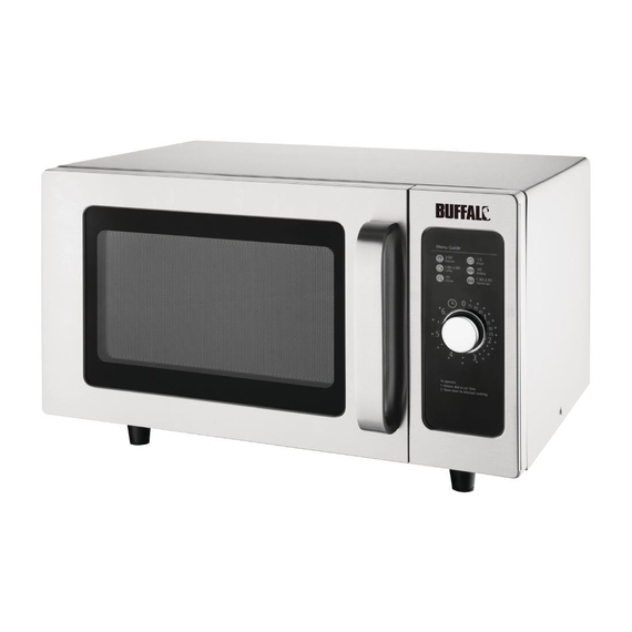 Buffalo Professional Mikrowelle 25L 1000W Manuelle Steuerung 1 Buffalo Professional Mikrowelle 25L 1000W Manuelle Steuerung
