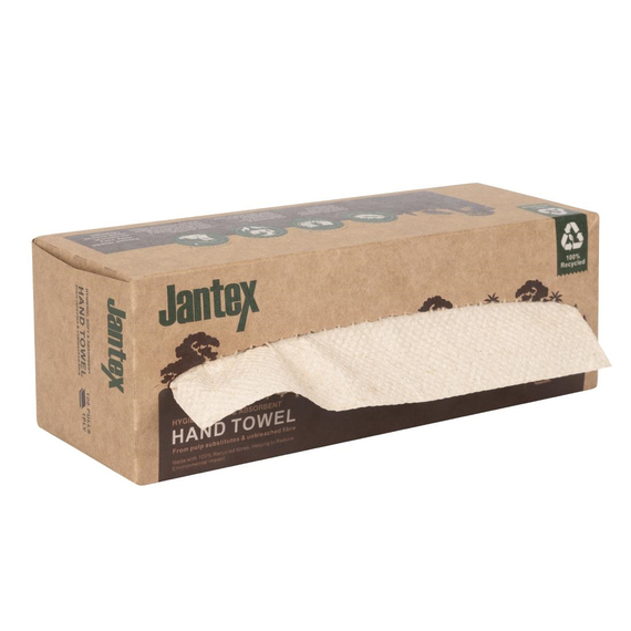 Jantex Green 100% Recyceltes Handtuch 1-lagig 100 Blatt (36 Stück) 4 Jantex Green 100% Recyceltes Handtuch 1-lagig 100 Blatt (36 Stück)