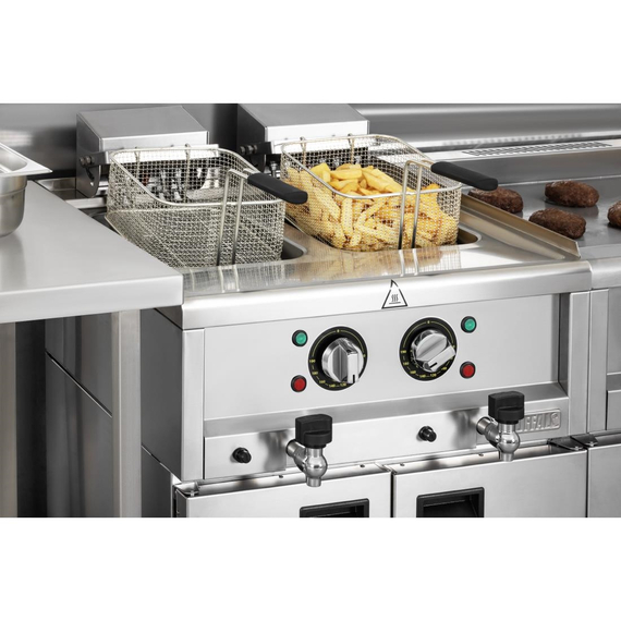 Buffalo 600 Serie Doppeltank-Elektrofritteuse 2 x 8Ltr 4 Buffalo 600 Serie Doppeltank-Elektrofritteuse 2 x 8Ltr