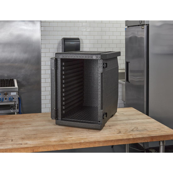 Cambro isolierter Frontlader Lebensmitteltransportbehälter 86L 2 Cambro isolierter Frontlader Lebensmitteltransportbehälter 86L