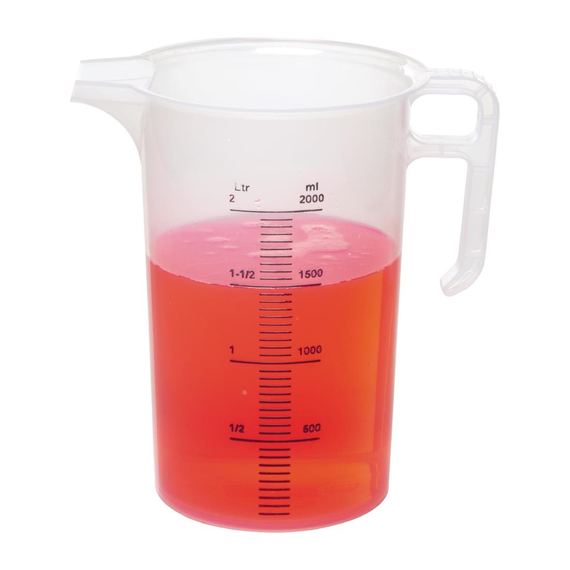 Polypropylen Messbecher 2L 3 Polypropylen Messbecher 2L