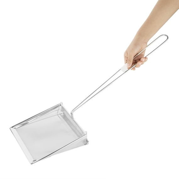 Vogue Schaumkelle rechteckig Edelstahl 20cm 2 Vogue Schaumkelle rechteckig Edelstahl 20cm