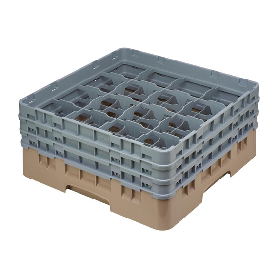 Cambro Gläserspülkorb beige mit 16 Fächern max Glashöhe 17,4cm Cambro Gläserspülkorb beige mit 16 Fächern max Glashöhe 17,4cm