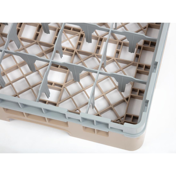 Cambro Gläserspülkorb beige mit 16 Fächern max Glashöhe 9,2cm 2 Cambro Gläserspülkorb beige mit 16 Fächern max Glashöhe 9,2cm