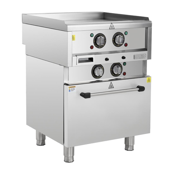 Buffalo 600 Serie freistehende elektrische Grillplatte mit Umluftofen Buffalo 600 Serie freistehende elektrische Grillplatte mit Umluftofen